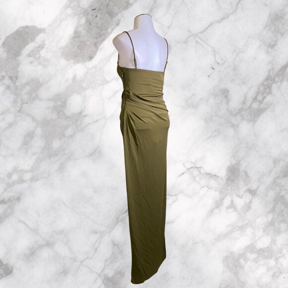 DUNDAS x REVOLVE Atlas Maxi Dress - Khaki Green - Picture 6 of 10
